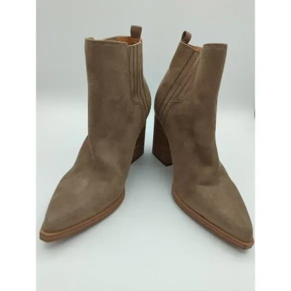 Nine West Orleeh Block Heel Ankle Boots Size 7 - Picture 1 of 6